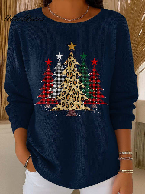 Beautiful Christmas tree decoration pattern Sweater