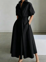 Women's Minimalist High-end Shirt Dress