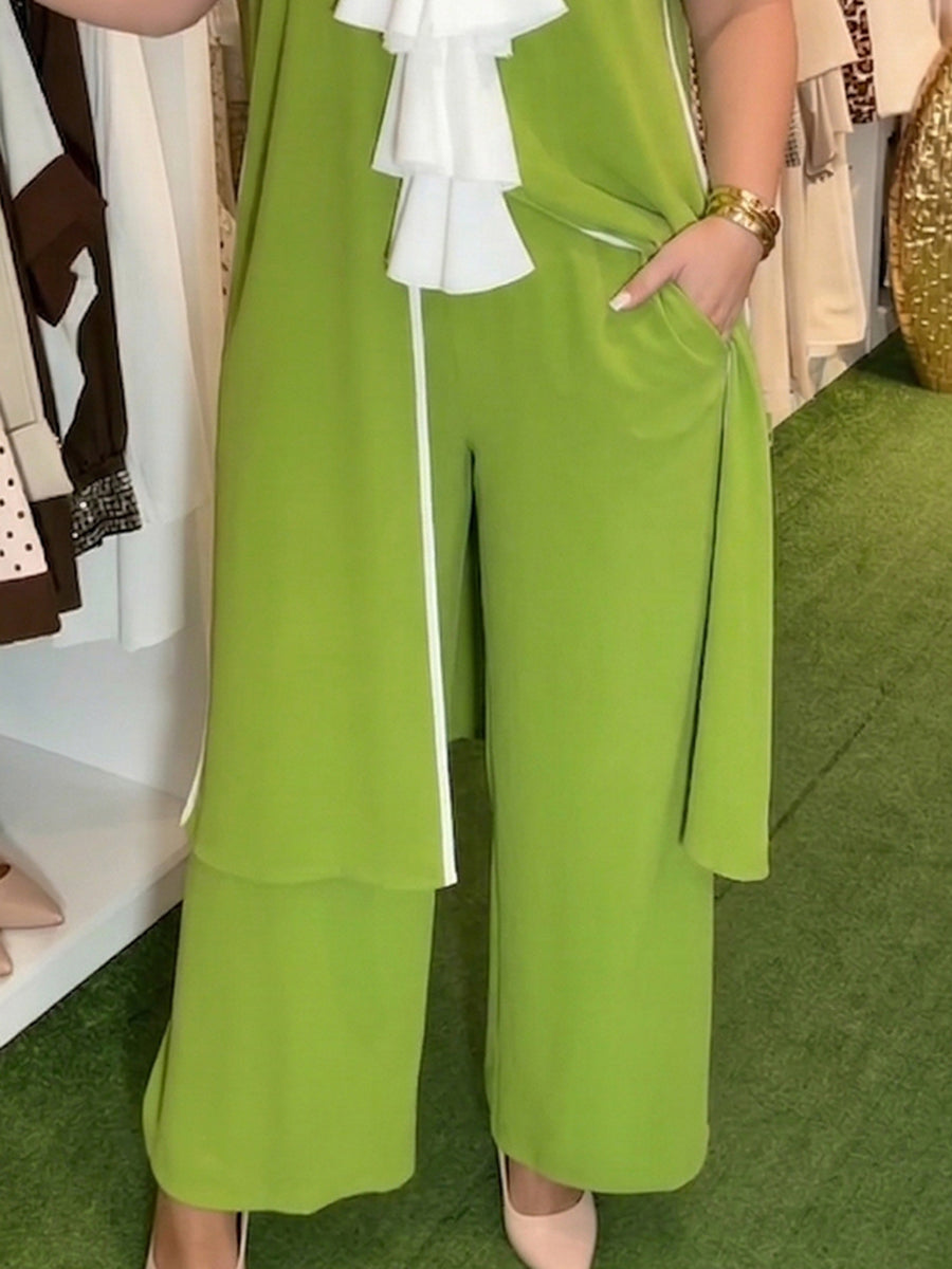 Elegant & Cozy Loose Wide-leg Pants