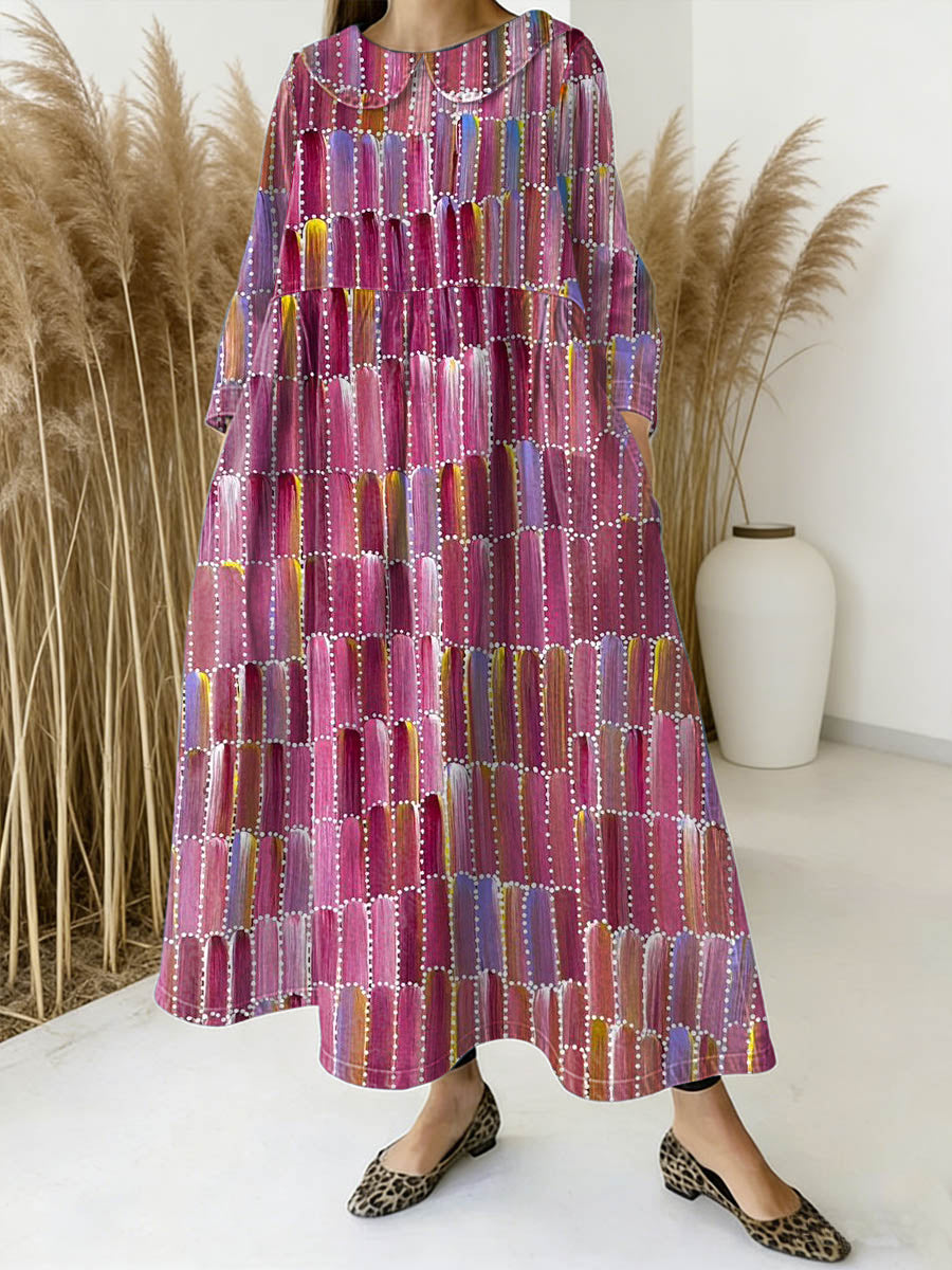 Women's Valentine's DayArt Print Casual Denim Dress