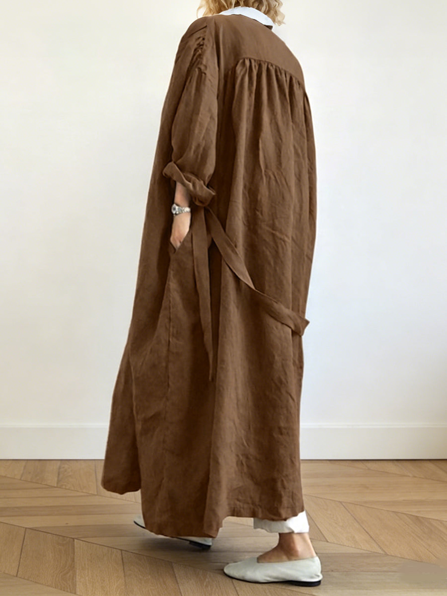 Long-sleeved Trench Coat