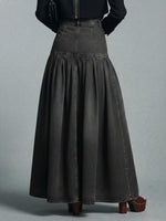 Casual Maxi Denim Skirt