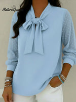 Elegant Bow-tie Blouse