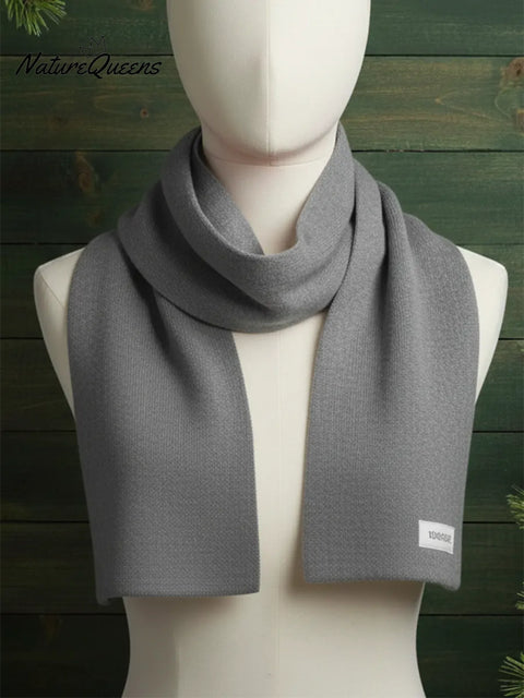 Cozy Solid Color 100% Wool Scarf