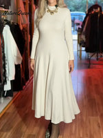 Women's Slim Fit Knit Sweater Dress