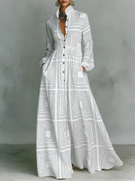 Women's Geometric Art Elegant Romantic Casual Vacation Maxi Dress