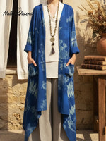 Women's Boho Tie-dye Print Cardigan