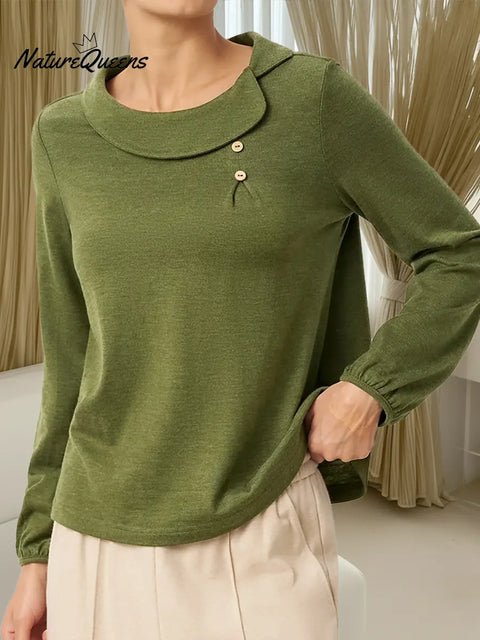 Women's Cozy Stretch Cotton Top