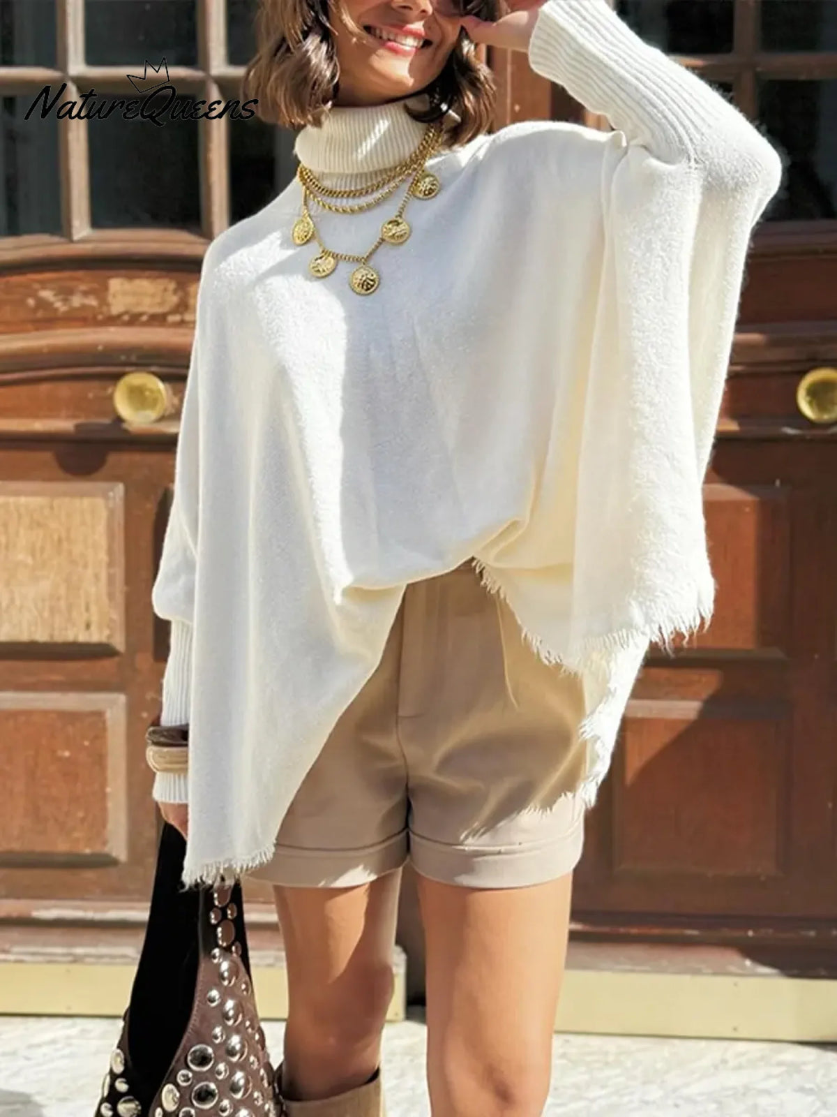 Women's Loose And Comfortable Turtleneck Sweater