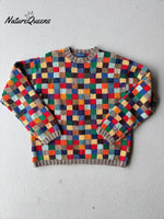 Retro Plaid Unisex Pullover Sweater