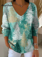 Women's Christmas Atmosphere Casual Pullover Sweater