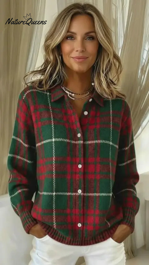Christmas Plaid Sweater