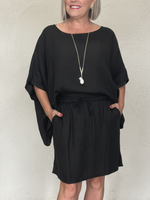 Cozy Solid Color Loose-fitting Blouse And Skirt Linen Set