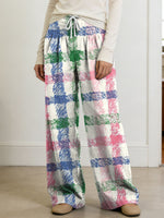 Women's Geometry Color Splicing Gradient Art Print Casual Pants