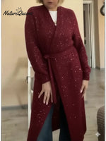 Women's Sparkly Sequined Cardigan