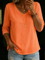 Cozy Casual Half-sleeve 100% Cotton T-shirt