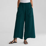 Casual Linen And Cotton Trousers