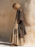 Boho Retro Loose Linen Cotton Two-piece Set