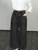 Casual Elastic-waist Jeans