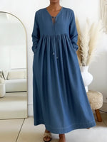 Women's Loose-fitting Denim Cotton Dress