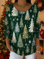 Tiffany Blue Dream Christmas Crew Neck Sweater