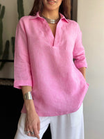 Casual Linen And Cotton Shirt