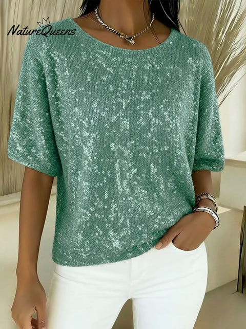 Women's Sparkly Christmas Top