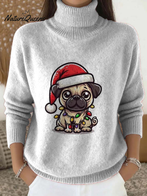 Christmas Dog Decoration Pattern Sweater