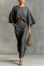 Women's Minimalist Casual And Comfortable Two-piece Set