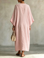 Dreamy Retro Floral Print Cotton-linen Dress
