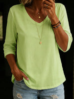 Cozy Casual Half-sleeve 100% Cotton T-shirt