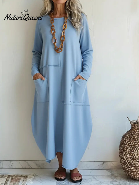 Women's Cozy And Casual Cotton Dress