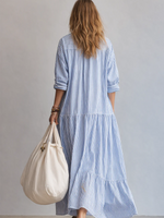 Women's Casual Striped Loose-fitting Dress