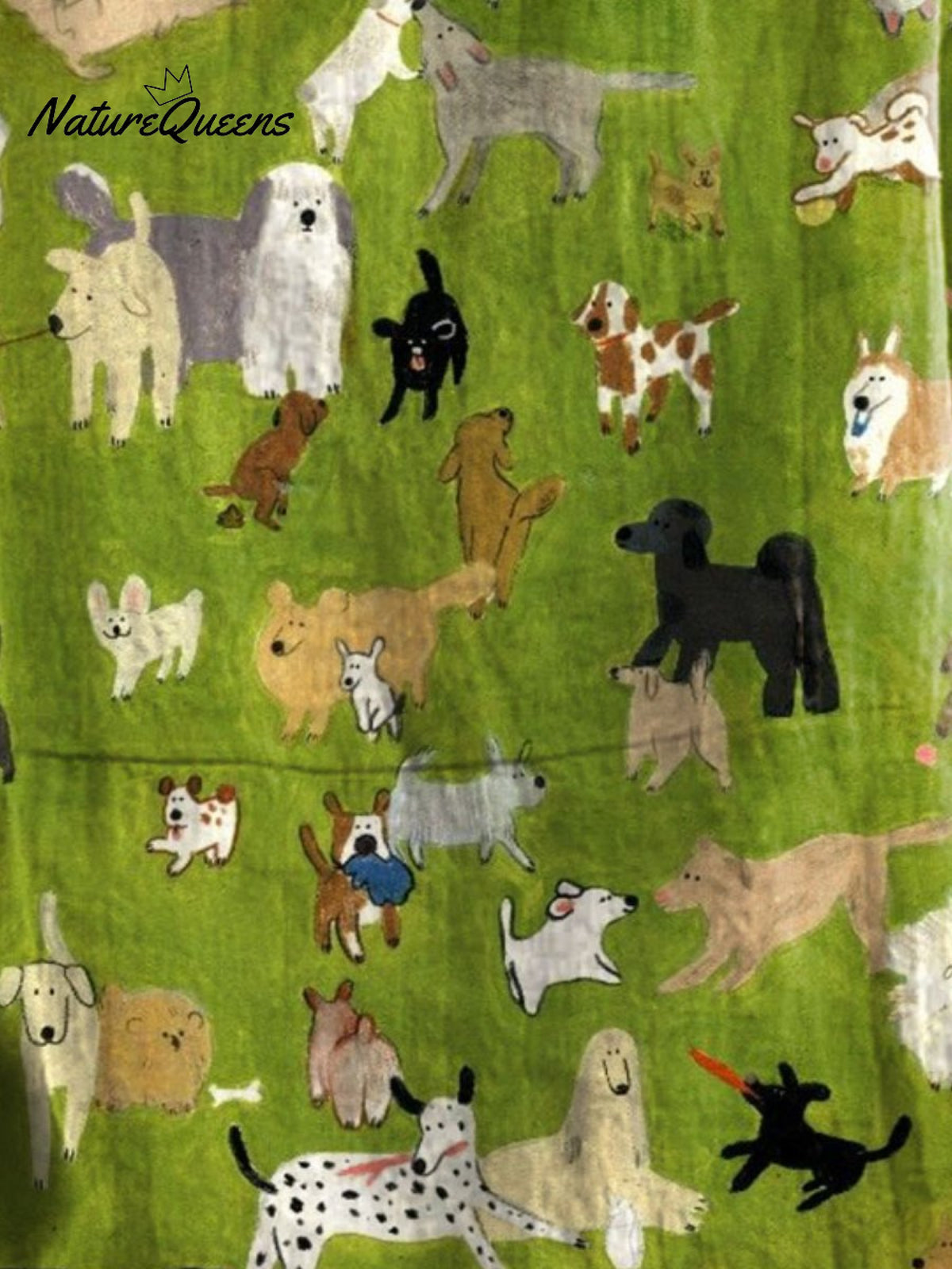 Women's Dog Lover Print Casual Cotton And Linen Shirt