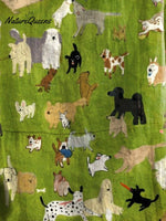 Women's Dog Lover Print Casual Cotton And Linen Shirt