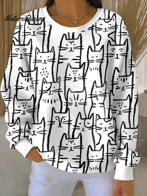 Women's Animal Print Casual Sweatshirt