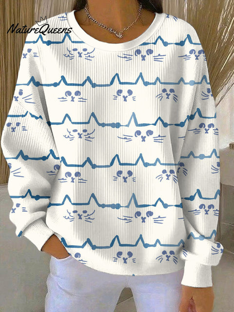 Women's Animal Print Casual Sweatshirt